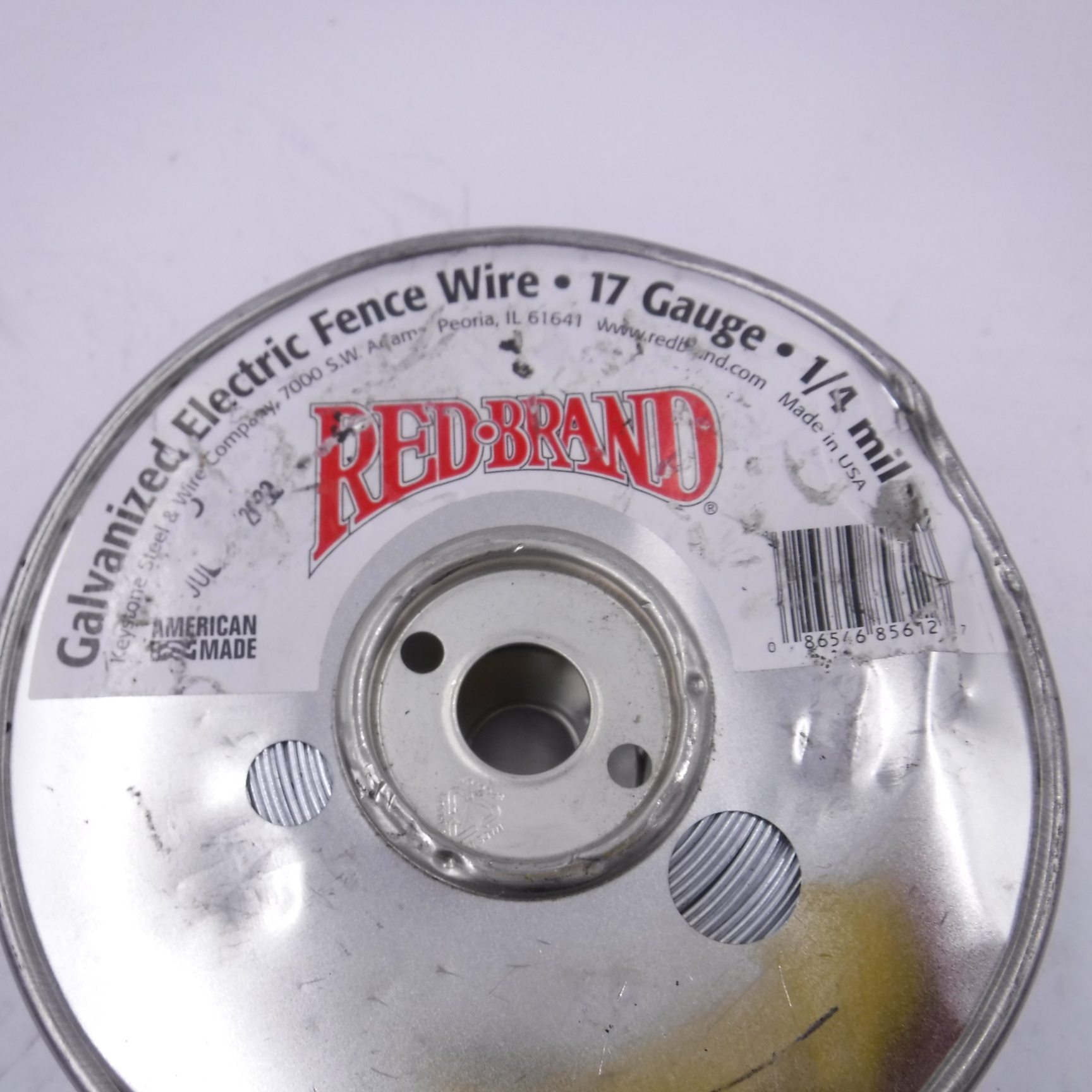 Red Brand Galvanized Electric Fence Wire - 14 Gauge - 1/2 Mile