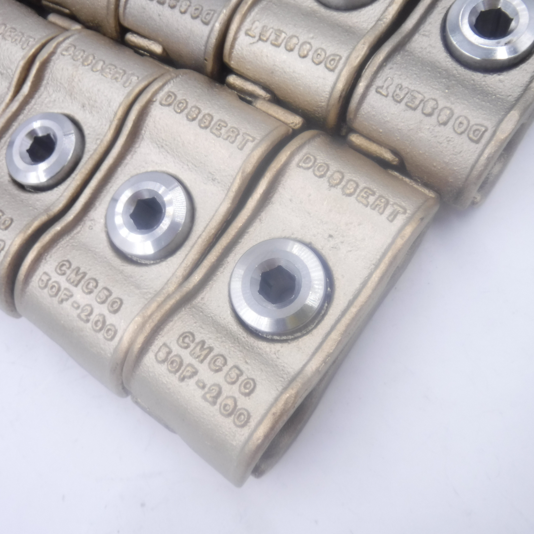 13 Pieces Dossert Bronze Dual Cable Clamp Connectors 500 MCM CMC50 50F