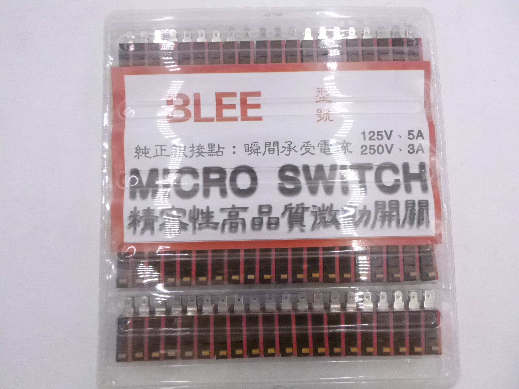 100 Pack Blee Micro Switch Button