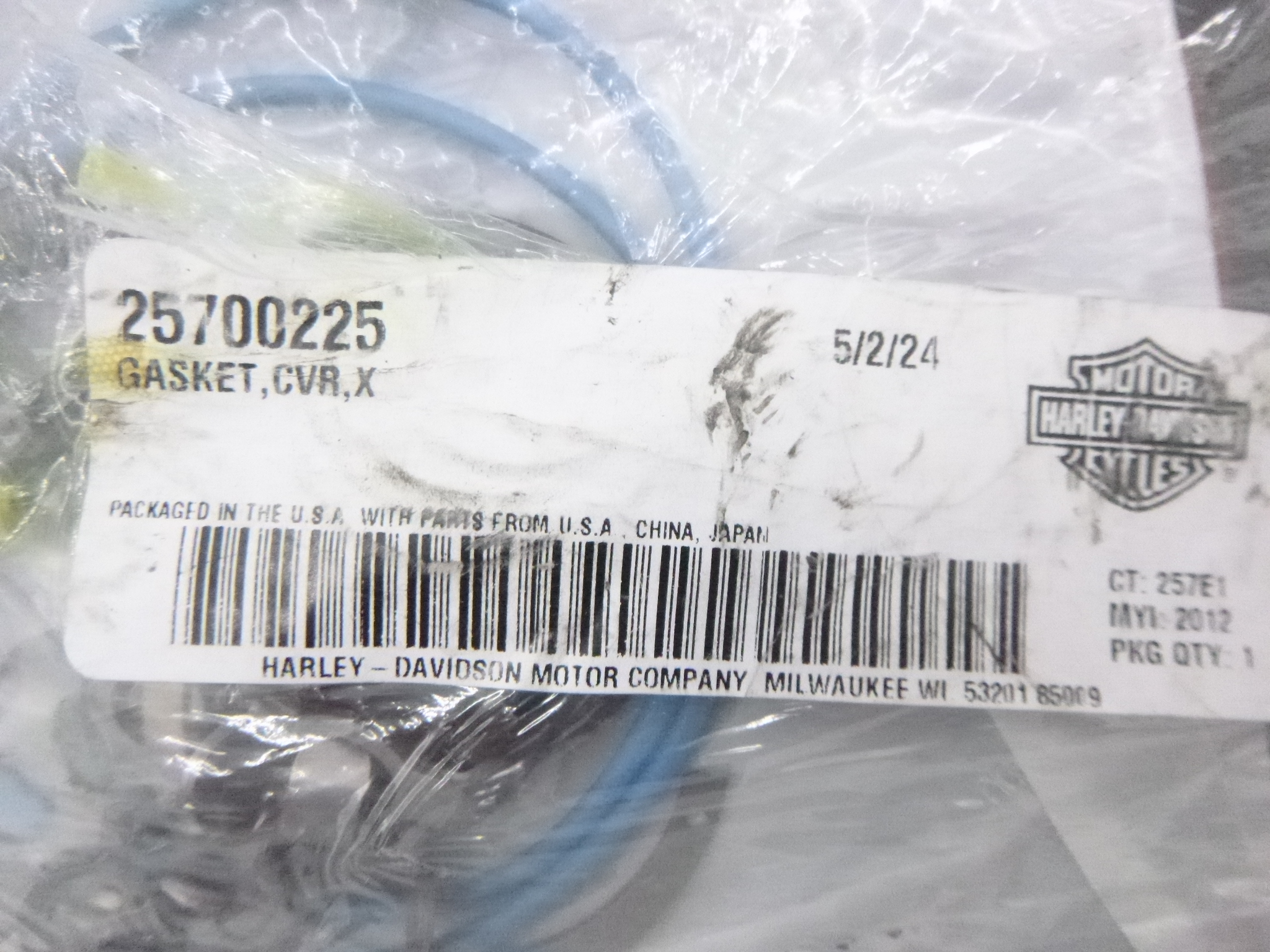 Genuine OEM Harley Davidson Inner Primary Gasket Kit 5 Speed