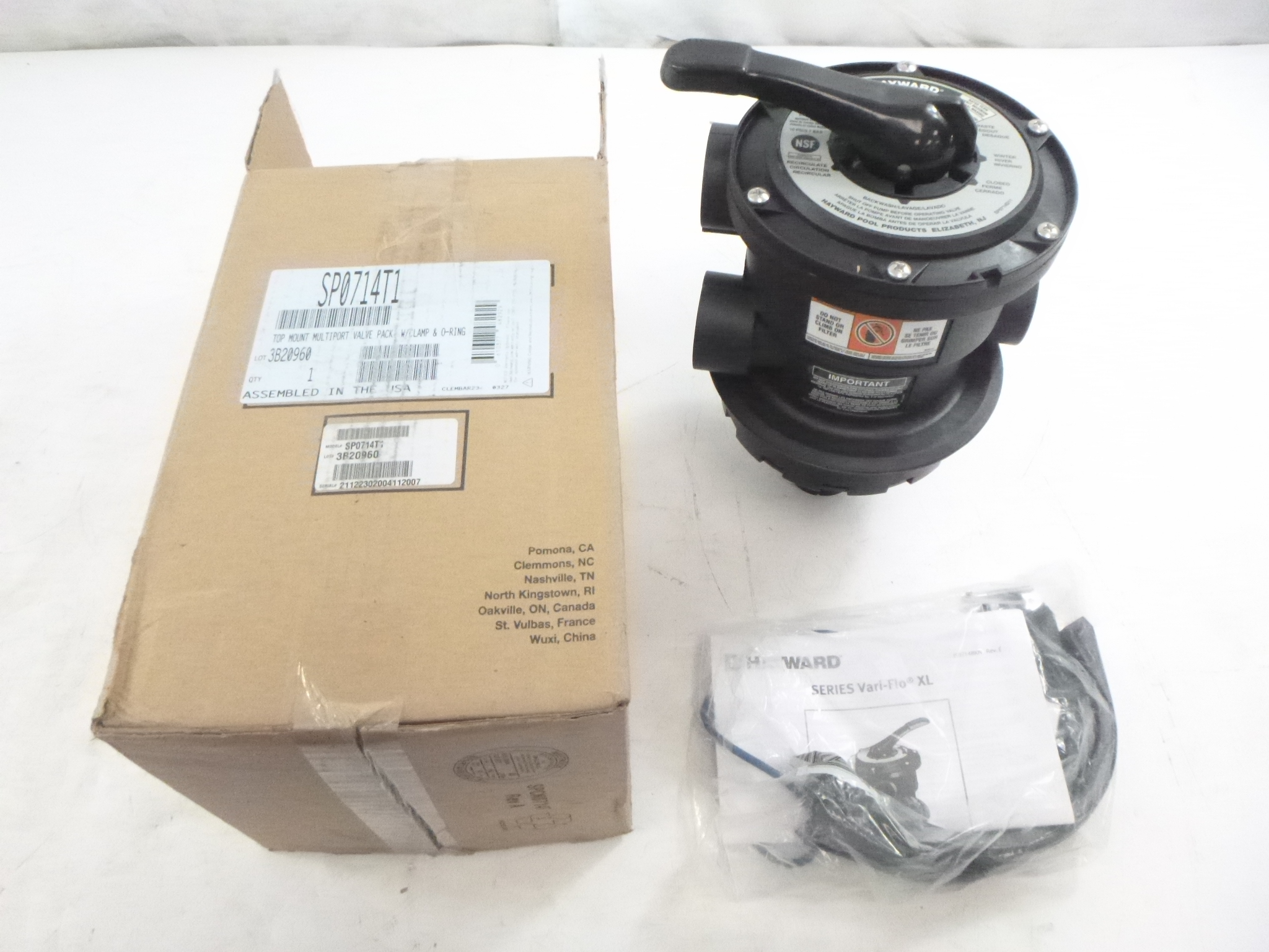 7 Position Control Valve 1.5 Inch Fip Upgraded SP0714T Multiport